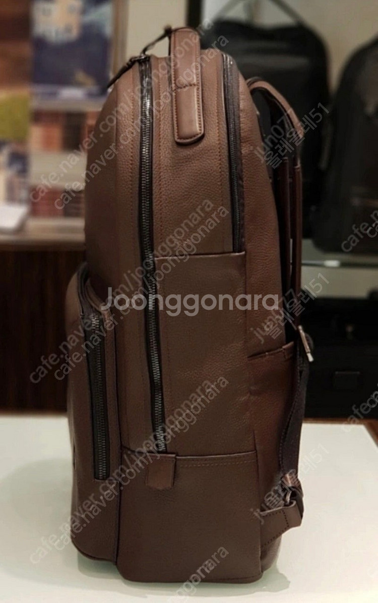 투미 명품 남성 백팩 팝니다 해리슨 웹스터 가죽 백팩 ...--3