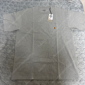 [XXL] 칼하트 S/S Pocket Loose 티셔츠 반팔 그레이 판매합니다