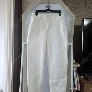 신축성 짱 빳빳한 흰색 면바지 S사이즈 새옷