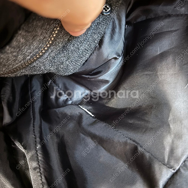 오즈세컨 리본 퍼프 러블리 점퍼 자켓 패딩 올드머니룩 ...--5