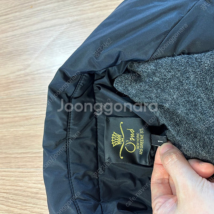 오즈세컨 리본 퍼프 러블리 점퍼 자켓 패딩 올드머니룩 ...--8