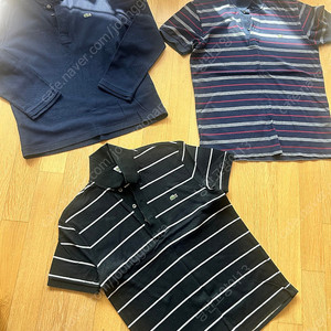 라코스테 3사이즈(95정도) pk티셔츠 3벌+스윁 티 1