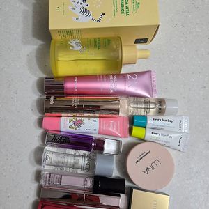 화장품 일괄처분 총15개 스틱 파운데이션 토너 에센스 프라이머 아이즈 토니모리 아이크림 립스틱 틴트 등등 전부일괄 ﻿