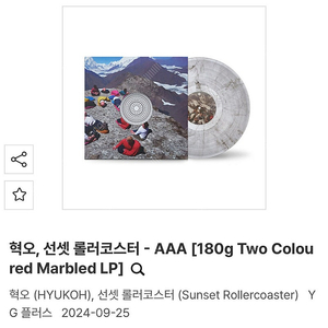 (미개봉 LP) 혁오 선셋 롤러코스터 AAA