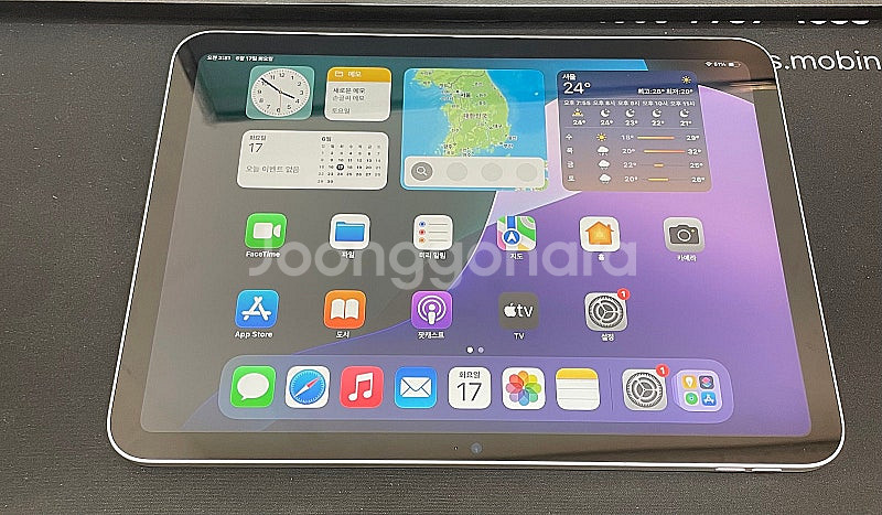 아이패드10세대 실버 WIFI 64GB 배터리100% ...--2