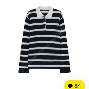 모디아티코 STRIPE COLLAR Knit T- Shirt 새상품