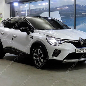 르노 캡처 중고 흰색 2020년식 69,002km 1.5 dCi 인텐스 저렴한 중고차