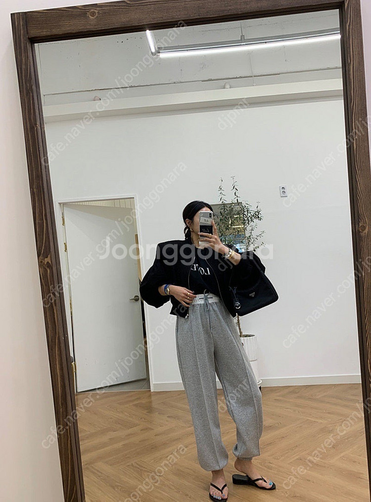 셔링항공점퍼(블랙 새상품) 벨201 드하우 러브미우 러...--1