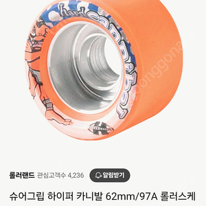 슈어그립 하이퍼 카니발 롤러스케이트휠