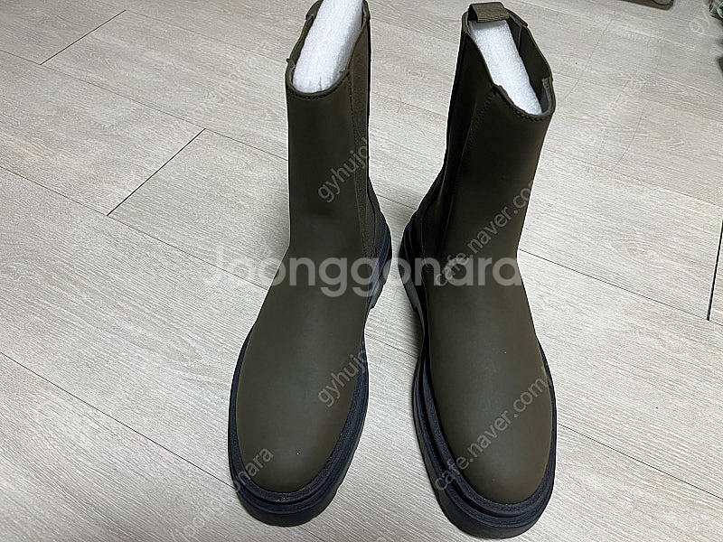 asos 카키색 ASOS DESIGN 하이 첼시 부츠 ...--2