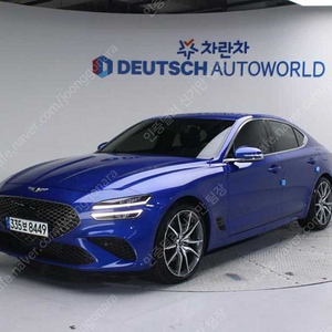파란색 G70중고 제네시스 G70 중고 가솔린 2.0T 4WD 기본형 중고자동차 12,625 km
