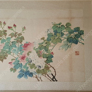 월전 장우성 화백 장미그림