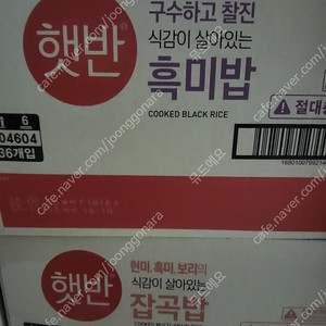 당일발송)CJ햇반 백미 흑미밥 잡곡밥 현미쌀밥 210gx36개당 무료배송32900원 당일발송 내일수령