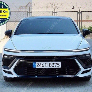 11,772 km 쏘나타 중고 디 엣지 DN8 중고 가솔린 1.6 터보 N Line 중고차구매 흰색