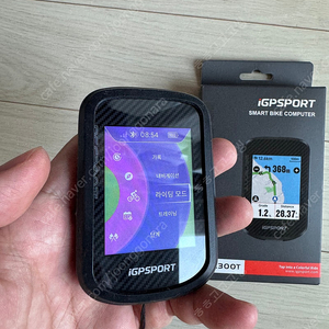 igsports bsc300t 자전거 속도계 네비게이션 컬러