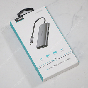 초텍 7in1 멀티포트 허브 HUB-M19-GY 미개봉 새제품 팝니다.