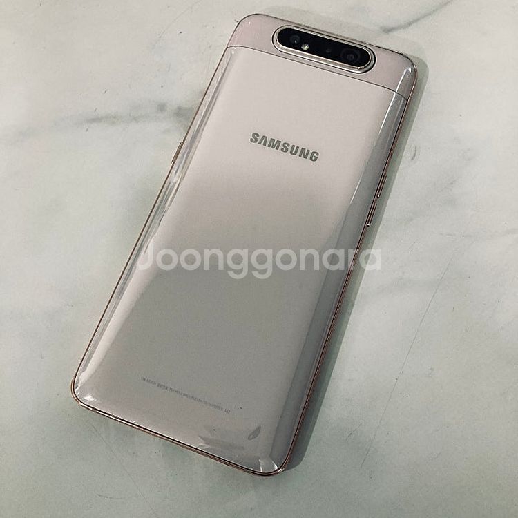 갤럭시 A80 핑크 128기가 8만원 판매합니다!--0