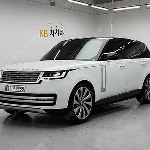 랜드로버 레인지로버 중고차 할부가능 흰색 2024년식 873km 4.4 P530 LWB 오토바이오그래피 중고자동차