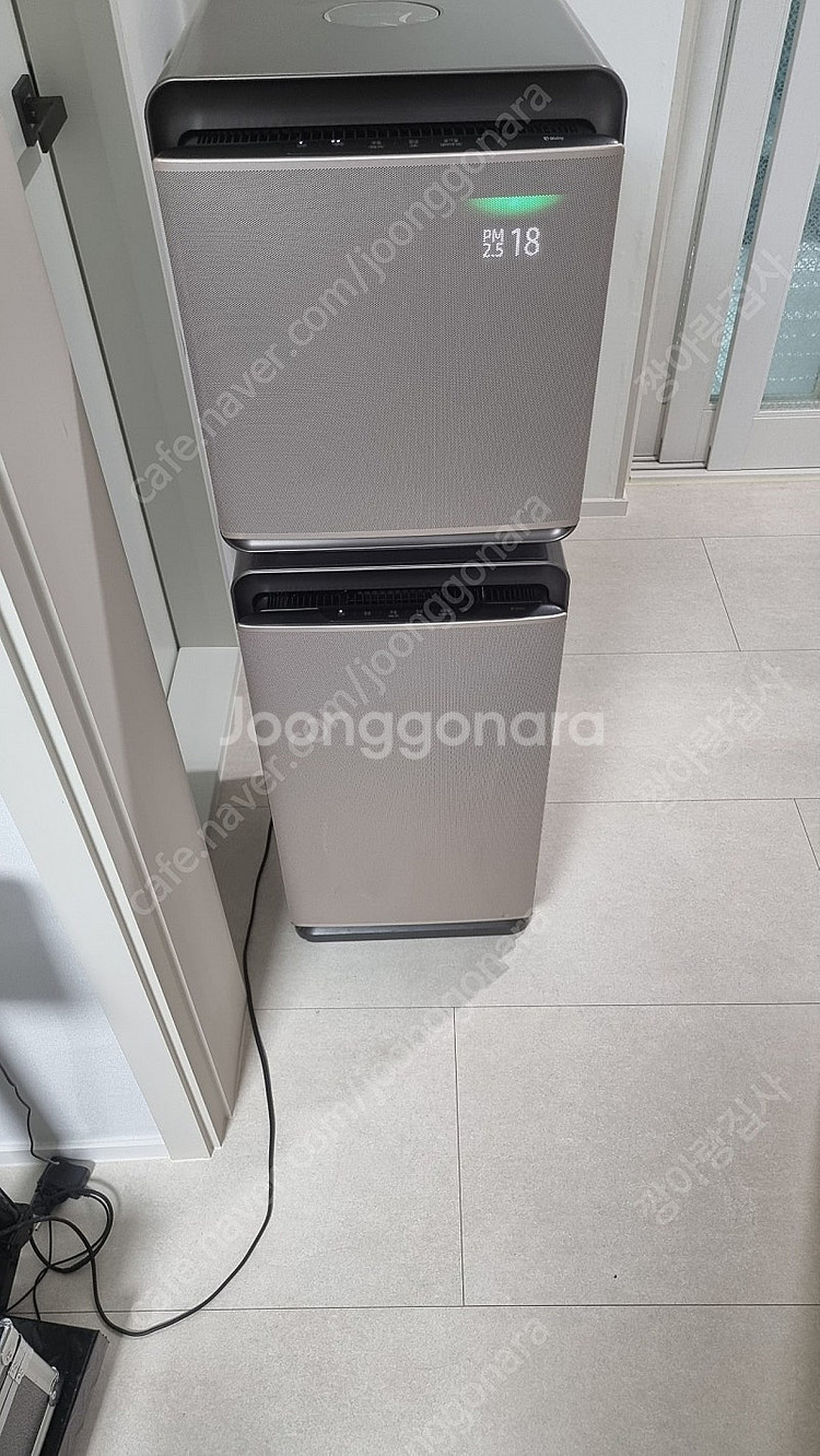 삼성 큐브 공기청정기 2개 일괄판매 합니다--0