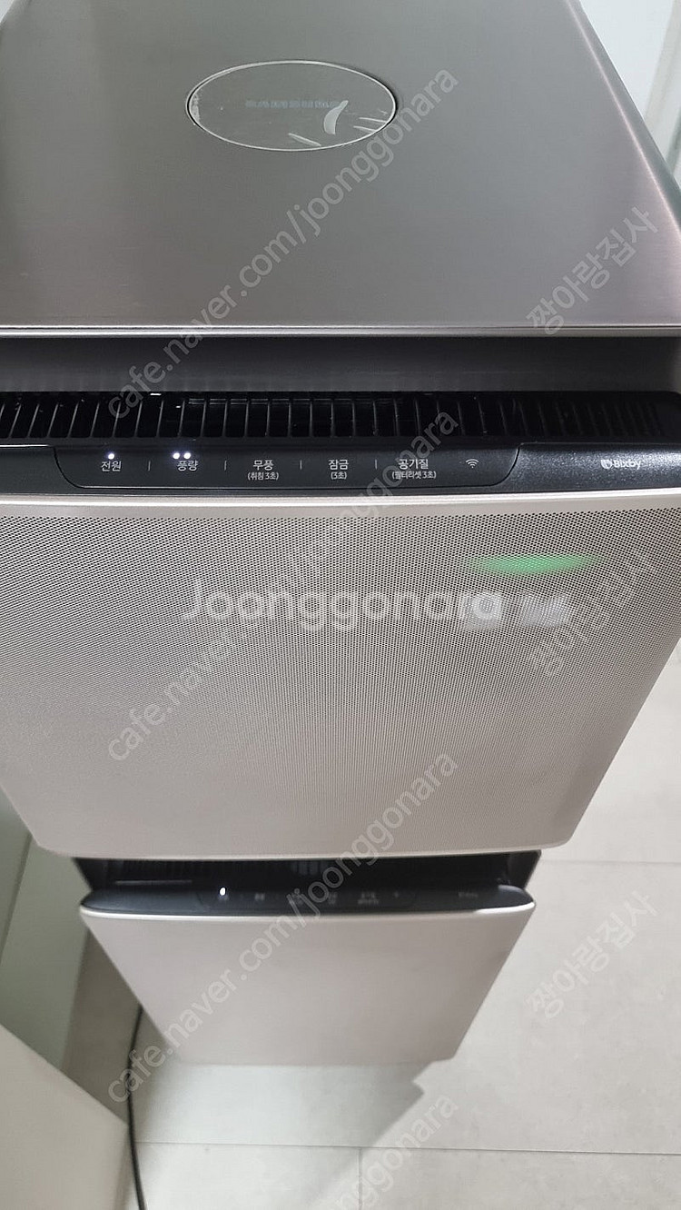 삼성 큐브 공기청정기 2개 일괄판매 합니다--2