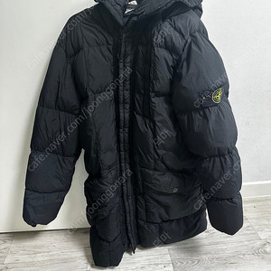 스톤아일랜드 크링클랩스 롱패딩 M 100-105
