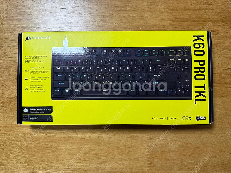 CORSAIR K60 PRO TKL OPX 키보드--0