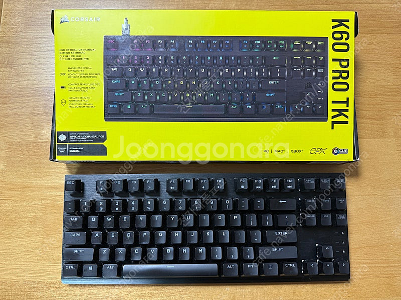 CORSAIR K60 PRO TKL OPX 키보드--1