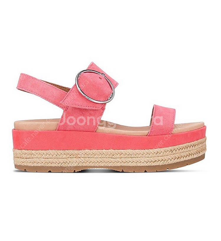 새상품) 어그 ugg 핑크 스웨이드 웨지 8 250--2