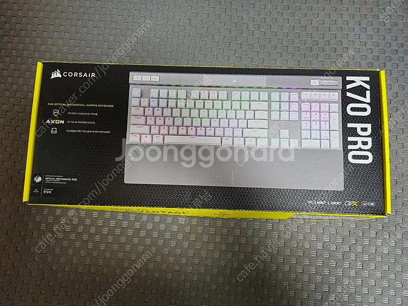 커세어 K70 RGB PRO OPX 광적축 화이트--2