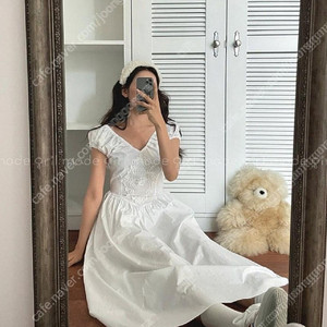 새상품 모티브자수 원피스