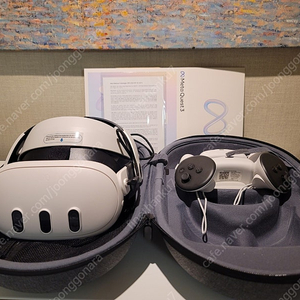 메타 퀘스트3 VR 헤드셋 512 G + 보조 배터리 헤드셋