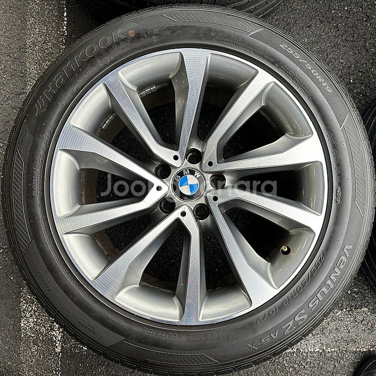 BMW X5 X6 19인치 중고 휠타이어 세트 팔아요 ...--3