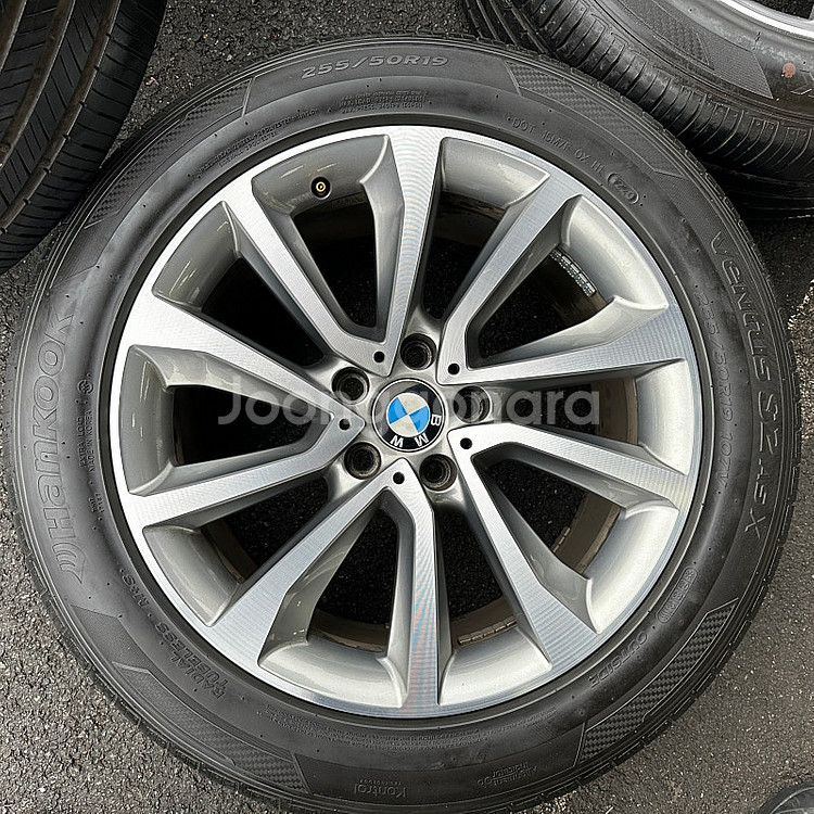 BMW X5 X6 19인치 중고 휠타이어 세트 팔아요 ...--4
