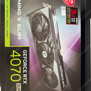 MSI RTX 4070 SUPER 게이밍 X 슬림 D6