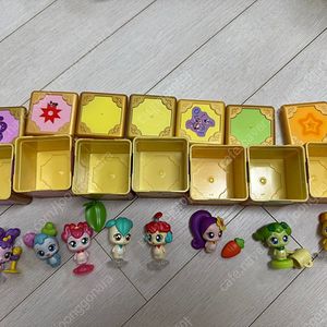 티니핑 피규어 일괄 (라라핑 해핑 주르핑 모야핓 부끄핑 차차핑 아자핑 띠용핑)
