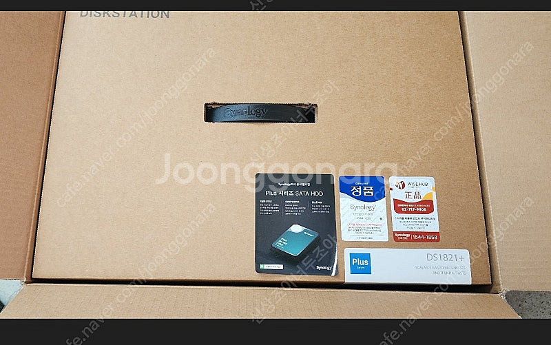 DS1821+ 시놀로지 제품 하고 울트라스타 18테라 ...--0