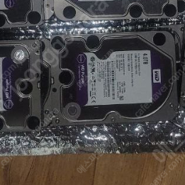 WD Purple HDD 웨스턴디지털 4tb 21개 팝니다 중고 무상 as 기간 끝남 상태좋음