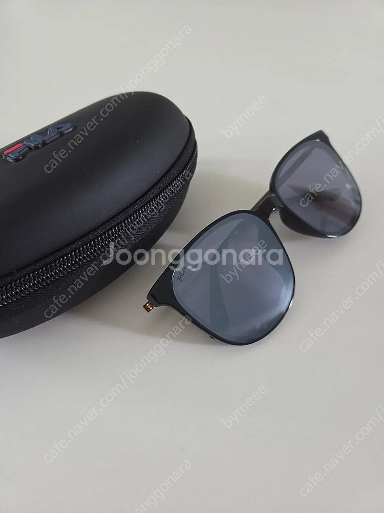 휠라 미러 선글라스 FLS7328 블랙/골드--0