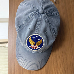 RRL 윙로고 볼캡 블루