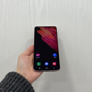 61338 갤럭시S21플러스 핑크 256GB 부산 중고폰 팝니다 20만원