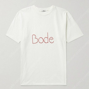 Bode 보디 자수 로고 반팔티