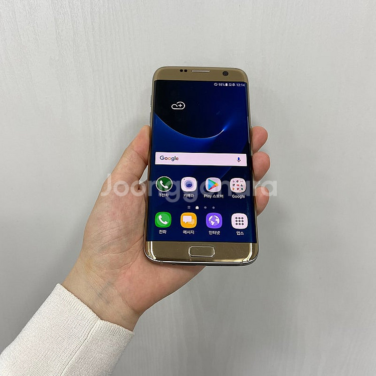04956 갤럭시S7엣지 골드 32GB 부산 중고폰 팝...--1