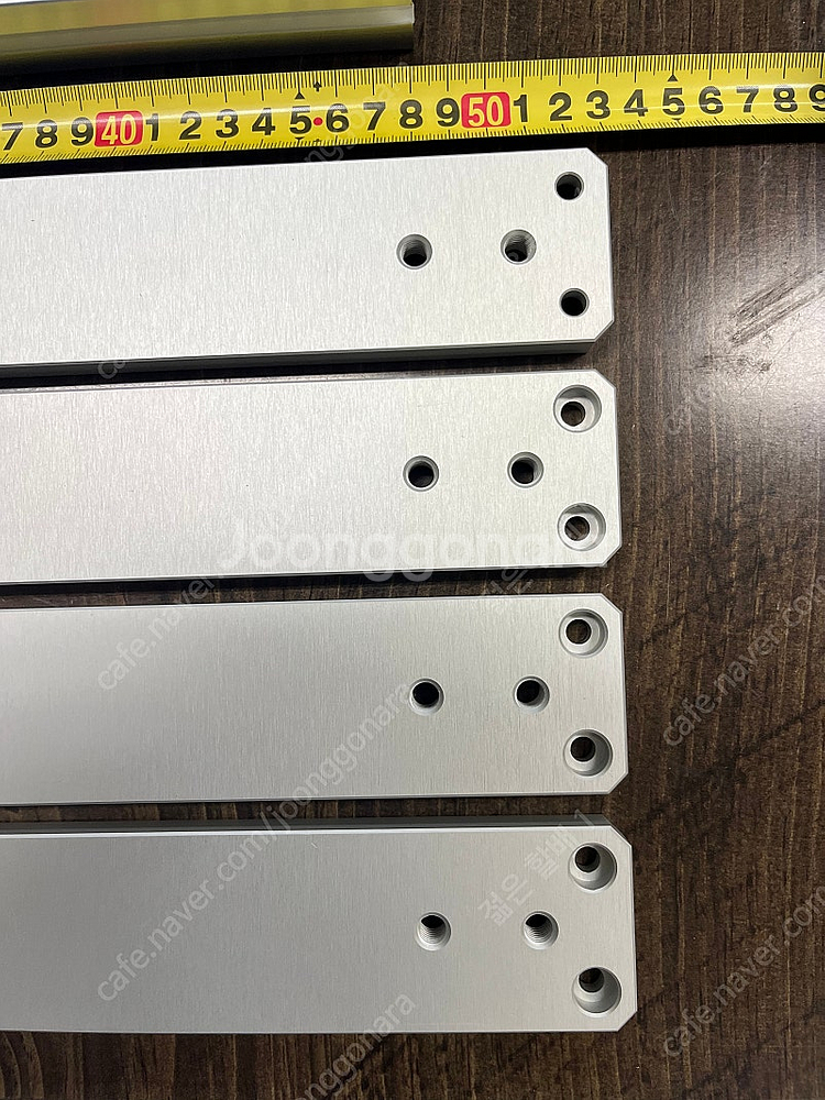 알루미늄 프로파일 530mm 자재 4개--0