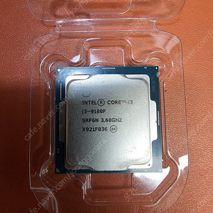 CPU) 인텔 i3-9100F (택배비 포함 2.5만)