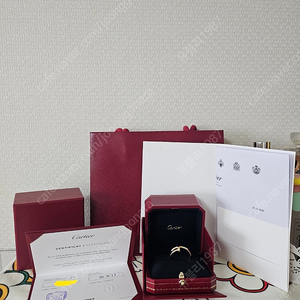 까르띠에 저스트 앵끌루 링(반지)판매합니다