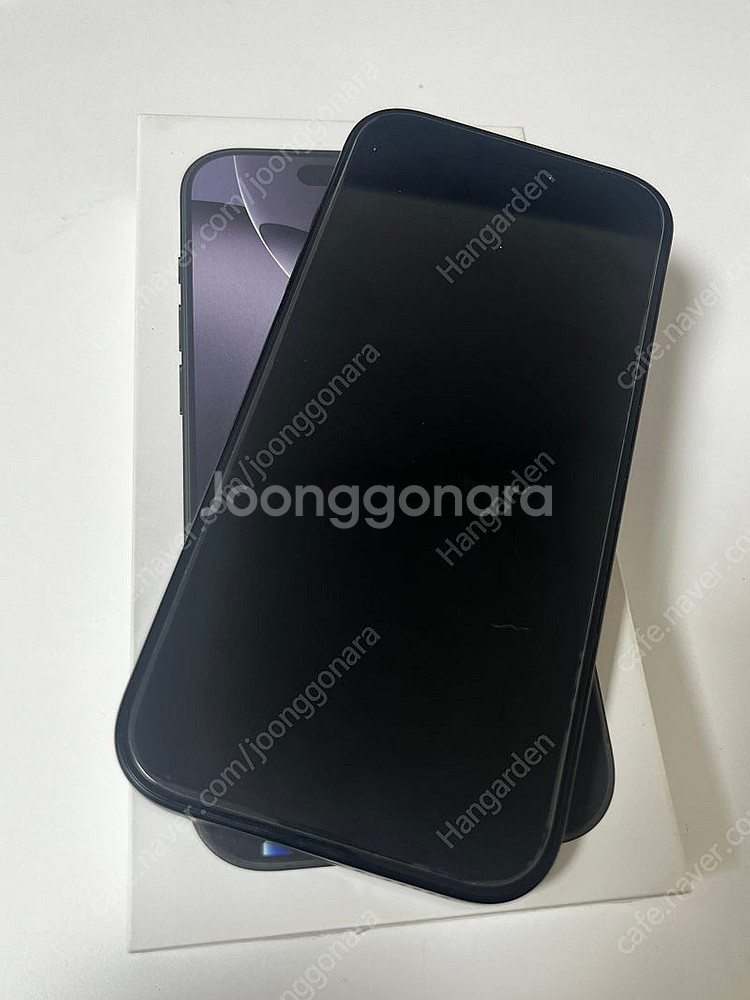 아이폰 16프로 블랙티타늄 128GB 유심기변용--0