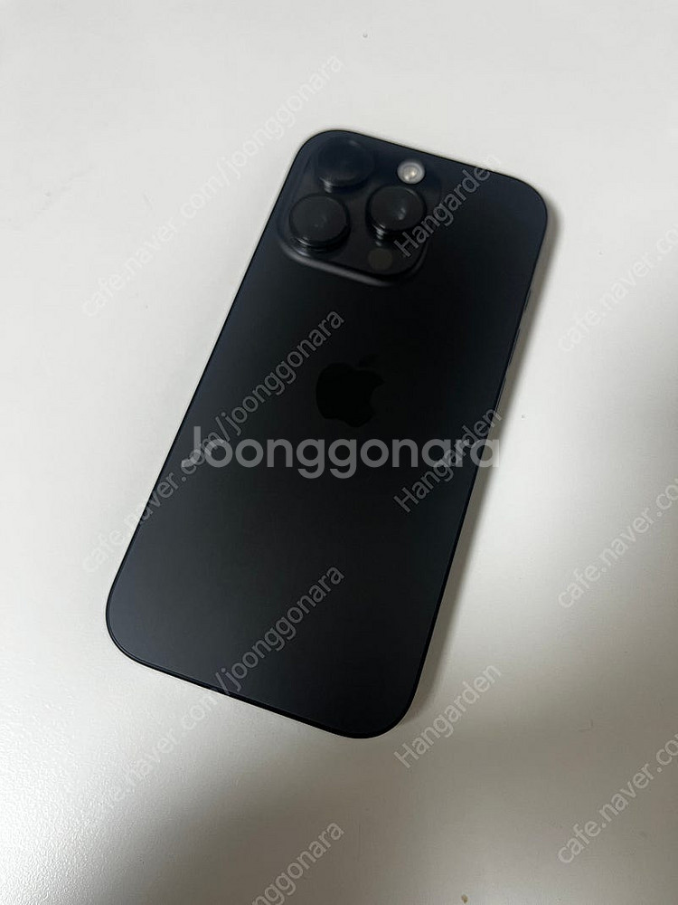 아이폰 16프로 블랙티타늄 128GB 유심기변용--1