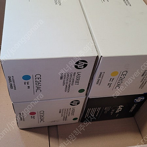미개봉, 마지막 가격다운) HP정품토너 CE260A CE261A CE262A CE263A 판매