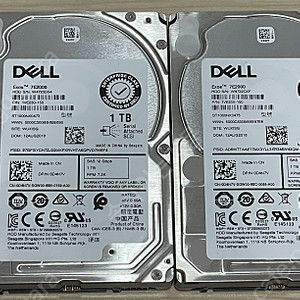 DELL 2.5" SAS HDD 7E2000 1TB 4개