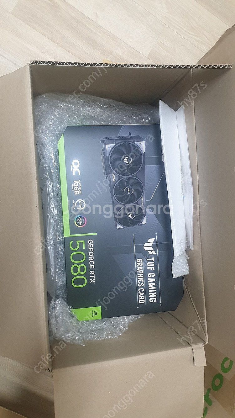 아수스 Asus tuf 터프 RTX 5080 팝니다.--1